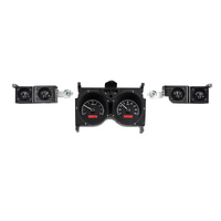 1973- 77 Chevy Chevelle/ El Camino/ GMC Sprint VHX Instruments - Black Background,Red Lighting, KPH