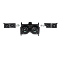 1973- 77 Chevy Chevelle/ El Camino/ GMC Sprint VHX Instruments - Black Background,White Lighting, KPH