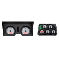 1978-82 Chevy Corvette MHX Instruments (Metric) Silver Alloy Face, Red Display