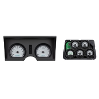 1978-82 Chevy Corvette MHX Instruments (Metric) Silver Alloy Face, White Display
