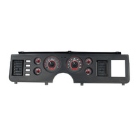 1979-86 Ford Mustang MHX Instruments (Metric) Carbon Fibre Face, Red Display