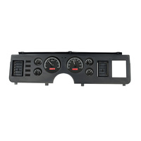 1979-86 Ford Mustang MHX Instruments (Metric) Black Alloy Face, Red Display