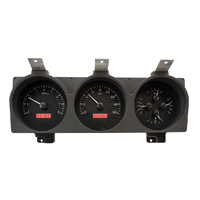 1981-93 Dodge Full-size Truck/Ram Chargers VHX Instruments - Black Background,Red Lighting, KPH