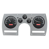 1982-89 Chevy Camaro MHX Instruments (Metric) - Black Alloy Face, Red Display