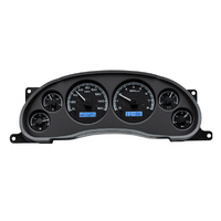 1994-2004 Ford Mustang VHX Instruments - Black Background,Blue Lighting, KPH