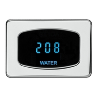 Odyssey Series Water Temperature - Brushed Satin Bezel, Blue Display