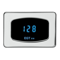 Odyssey Series Exhaust Gas Temperature - Chrome Bezel, Blue Display