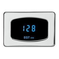 Odyssey Series Exhaust Gas Temperature - Brushed Satin Bezel, Blue Display