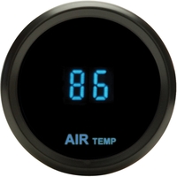 Odyssey Series II 2-1/16" Ambient Air Temperature Gauge - Chrome Bezel, Teal Display