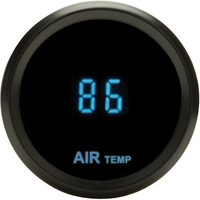 Odyssey Series II 2-1/16" Ambient Air Temperature Gauge - Black Bezel, Teal Display