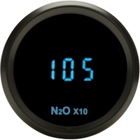 Odyssey Series II 2-1/16" Nitrous Pressure Gauge - Chrome Bezel, Teal Display