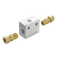Inline Transmission Temperature Sender Block - 3/8" Line Diameter