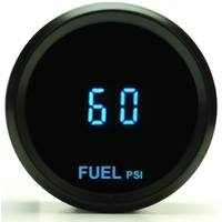 Solarix Series 2-1/16" High Resolution Fuel Pressure Gauge - Black Bezel