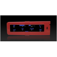 1940 Ford  Digital Instrument System - Black Bezel, Blue Display