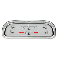 1960-63 Ford Falcon VHX System, Silver Alloy Style Face, Red Display KPH
