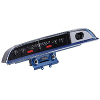 1960 Ford Galaxie VHX Instruments - Black Background,Red Lighting, MPH