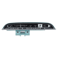 1961 Ford Galaxie/1961 Mercury Monterey/Meteor 600 VHX Instruments - Black Alloy Face, White Display