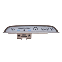 1962 Ford Galaxie VHX Instruments - Silver Background,Blue Lighting, MPH