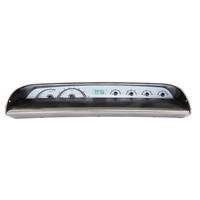 1963-1964 Chevy Impala VHX Instruments - Silver Alloy Face, White Display