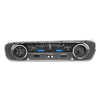 1964- 65 Ford Falcon, Ranchero and Mustang, VHX Instruments Black Face Blue LED Lighting
