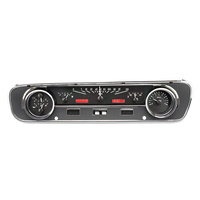 1964- 65 Ford Falcon, Ranchero and Mustang, VHX Instruments Black Face Red LED Lighting