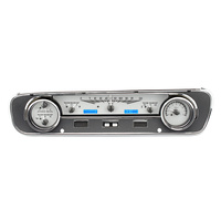 1964- 65 Ford Falcon, Ranchero and Mustang, VHX Instruments Silver Face Blue LED Lighting