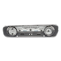 1964- 65 Ford Falcon, Ranchero and Mustang, VHX Instruments Silver Face White LED Lighting