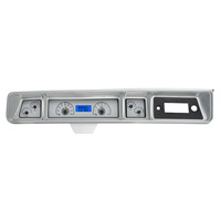 1966 Chevy Caprice/Impala VHX Instruments - Silver Alloy Face, Blue Display