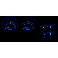 1968 Camaro with Console gauges VHX Instruments - Carbon Fibre Face, Blue Display