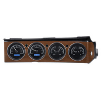 1970-74 Dodge Challenger/1970-74 Plymouth Cuda with Rallye dash - Black Alloy Face, Red Display