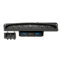 1970-71 Ford Torino VHX Instruments - Black Background,Blue Lighting, MPH