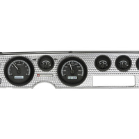1970-81 Pontiac Firebird VHX Instruments - Black Alloy Face, White Display
