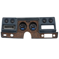 1973- 77 Chevy Chevelle/ El Camino/ GMC Sprint VHX Instruments - Black Background,Blue Lighting, MPH