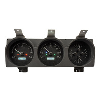 1981-93 Dodge Full-size Truck/Ram Chargers VHX Instruments - Black Background,White Lighting, MPH