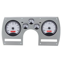 1982-89 Chevy Camaro VHX Instruments - Silver Alloy Face, Red Display