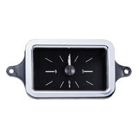 1940 Chevy Car VHX Analog Clock - Black Alloy Face, White Display