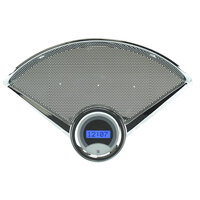 1955-1956 Chevy VHX Analog Clock - Carbon Fibre Face, Red Display