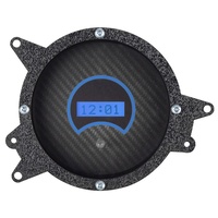 1969 - 1970 Mustang VHX Digital Clock - Carbon Fibre Background Blue Illumination