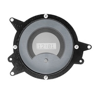 1969 - 1970 Mustang VHX Digital Clock - Silver Background White Illumination