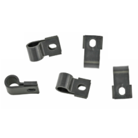 1967 - 1968 Mustang Underhood Turn Signal Harness Clips (Black)