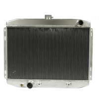 1967 - 1970 Mustang 24" High Performance Aluminum Radiator with Transmission Cooler - Big Block (also fits 1970 302 & 351 A/C models)