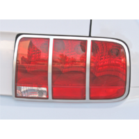 2005-09 Tail Light Trim, satin chrome