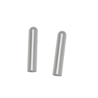 1979 - 2014 Mustang Door Lock Knobs - Satin Chrome