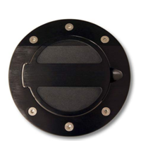 Black Billet Aluminum Fuel Door