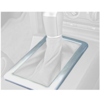 2005-07 Stamped Aluminum Shift Boot Trim, for 5 speed
