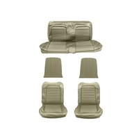 1964 - 1965 Mustang Bench Seat Full Set Upholstery (Ivy Gold)