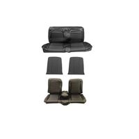 1964 - 1965 Mustang Convertible Bench Seat Full Set Upholstery (Black)