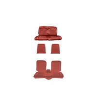 1964 - 1965 Mustang Bench Seat Full Set Upholstery (Bright Red)