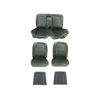1966 Mustang Front Bucket Seat Upholstery (Black)