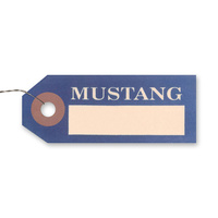 Mustang Parts Tag